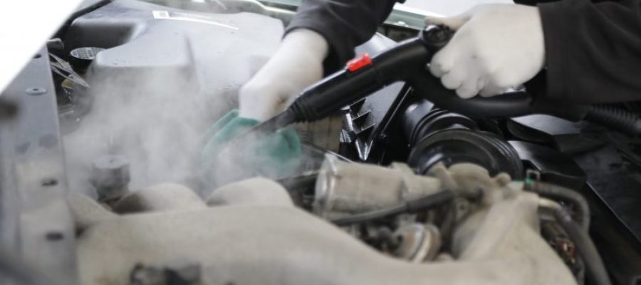 is steam cleaning a car engine safe